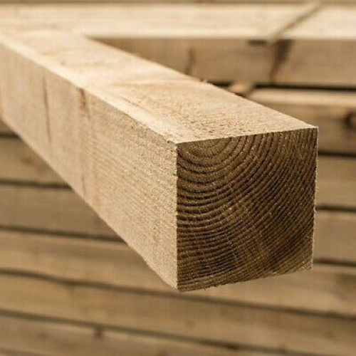 1.8M x 100 x 100mm Wooden Fence Post (Pack of 110)