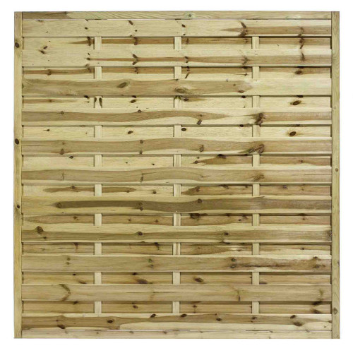 6FT x 6FT Horizontal Double Slatted Panel (Pack of 24)